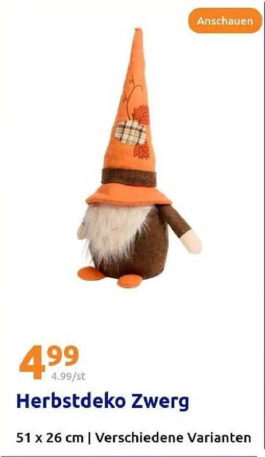 Herbstdeko Zwerg