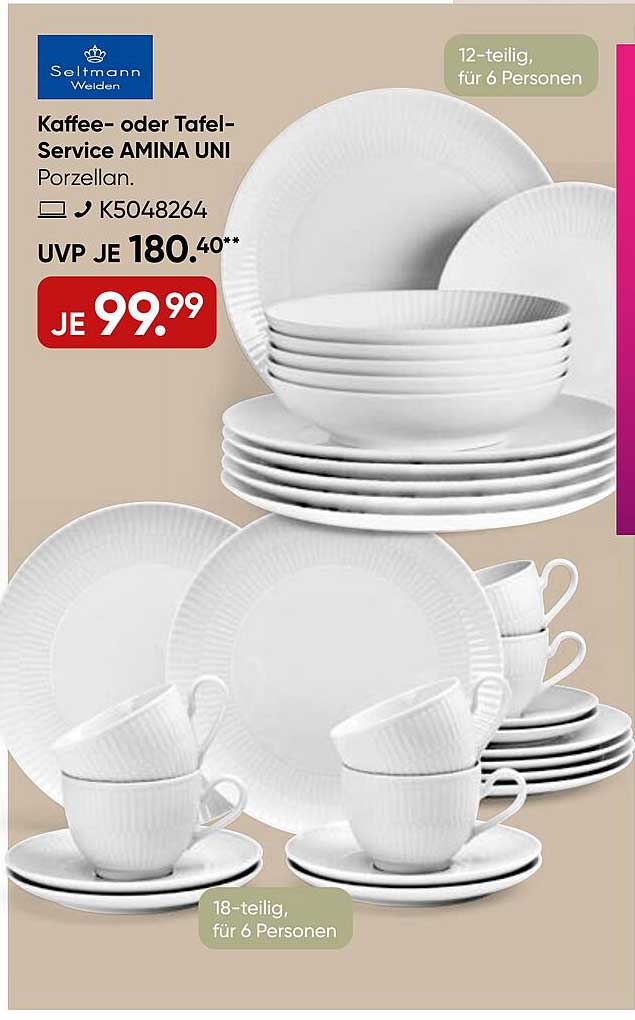 Kaffee- oder Tafel-Service AMINA UNI