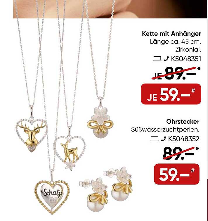 Kette mit Anhänger und Ohrstecker - Zeitloser Schmuck für jeden Anlass