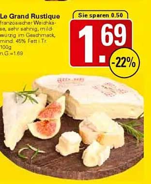 Le Grand Rustique – Französischer Weichkäse