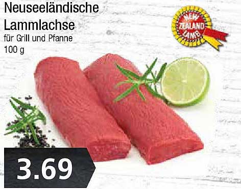 Neuseeländische Lammlachse für Grill und Pfanne 100 g