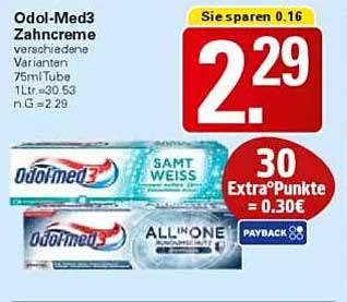 Odol-Med3 Zahnpasta 75ml - verschiedene Varianten