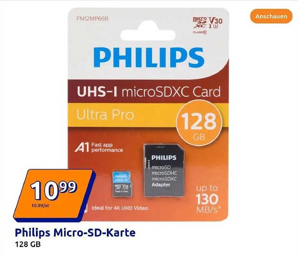 Philips Micro-SD-Karte 128 GB