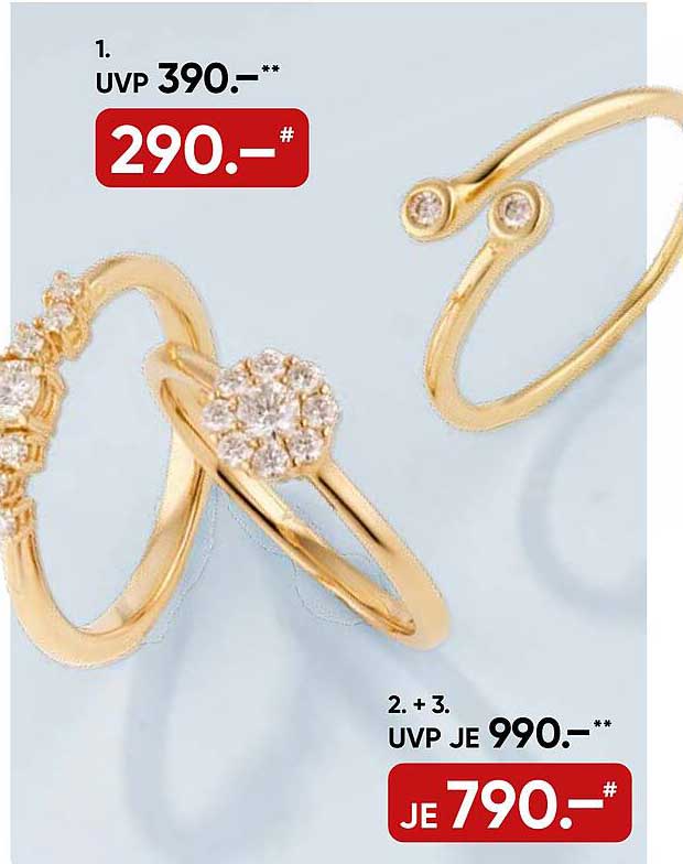 Schmuckangebot: Elegante Ringe für jeden Anlass