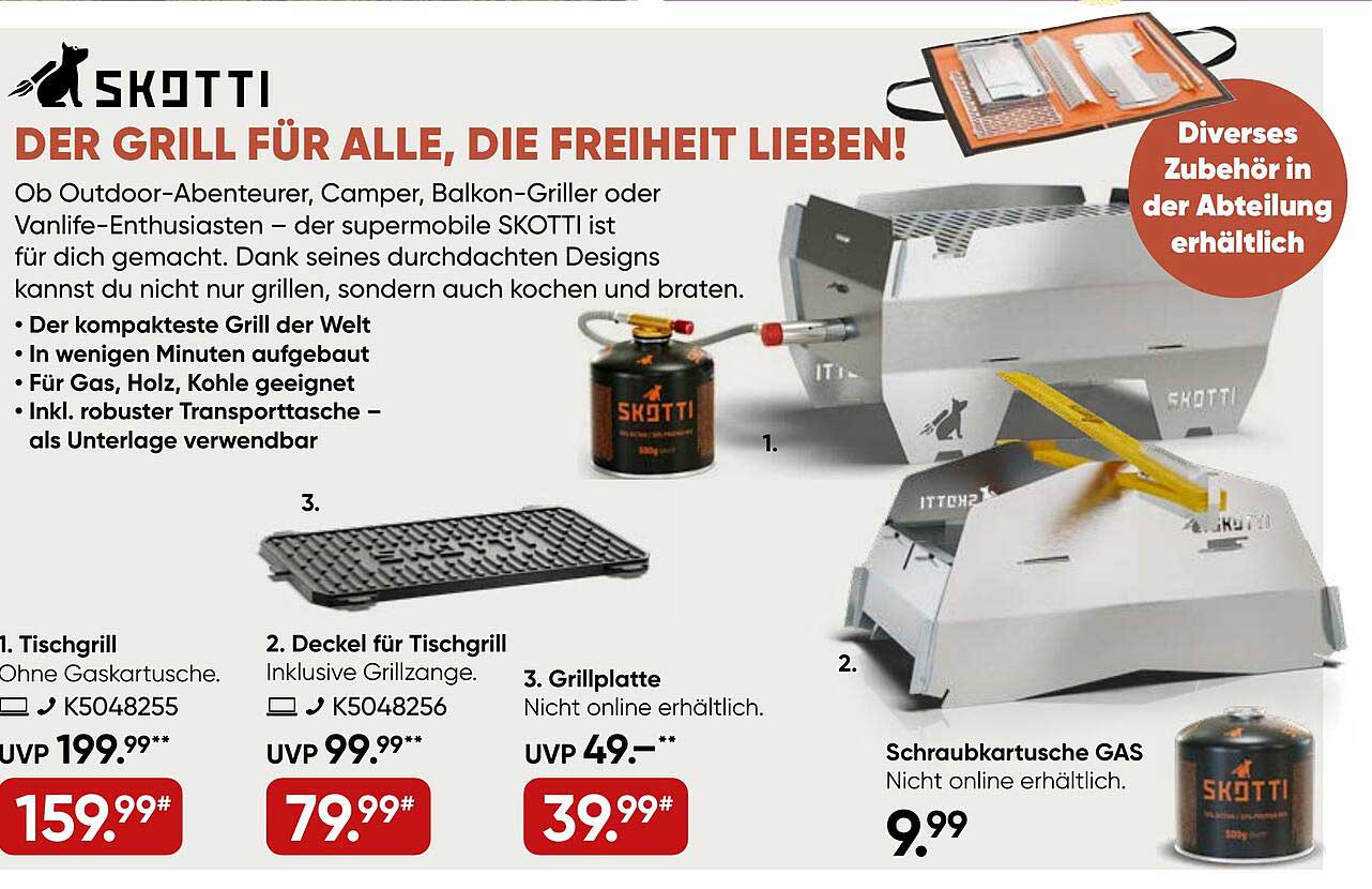 SKOTTI – Der Grill für alle, die Freiheit lieben!