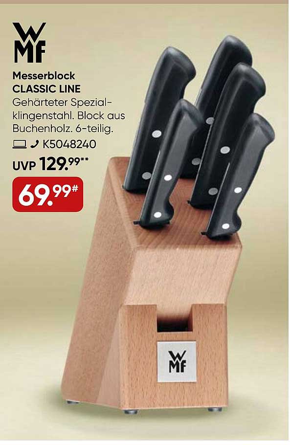 WMF Messerblock CLASSIC LINE 6-teilig