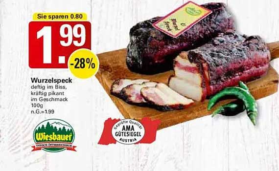 Wurzelspeck - deftig im Biss, kräftig pikant im Geschmack