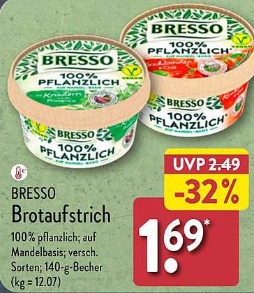 BRESSO Brotaufstrich