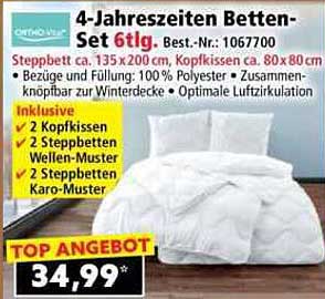 4-Jahreszeiten Betten-Set 6tlg.