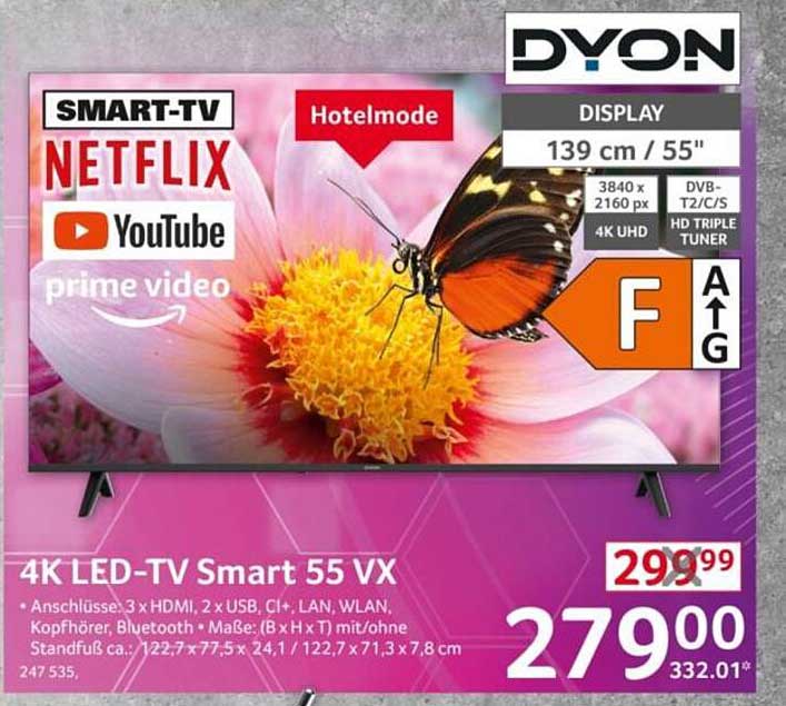 4K LED-TV Smart 55 VX
