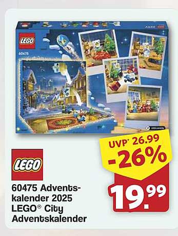 60475 Adventskalender 2025 LEGO® City Adventskalender