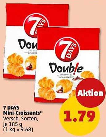 7 DAYS Mini-Croissants - Verschiedene Sorten