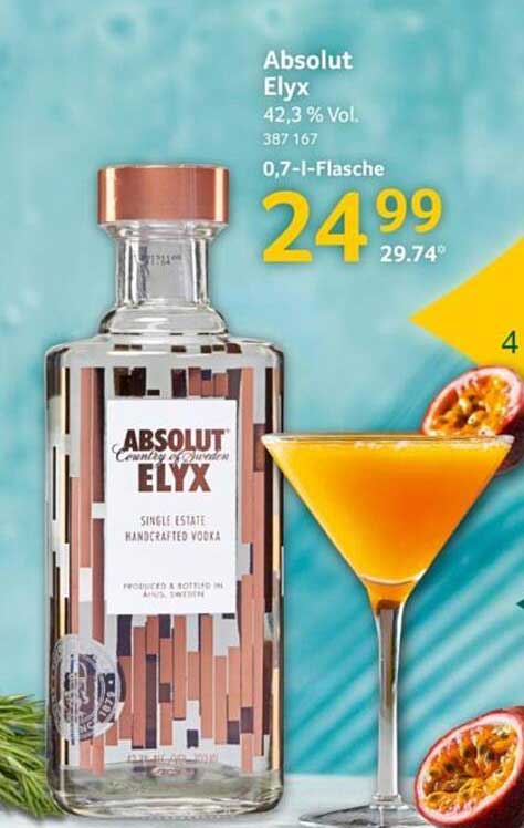 Absolut Elyx 0,7-l-Flasche