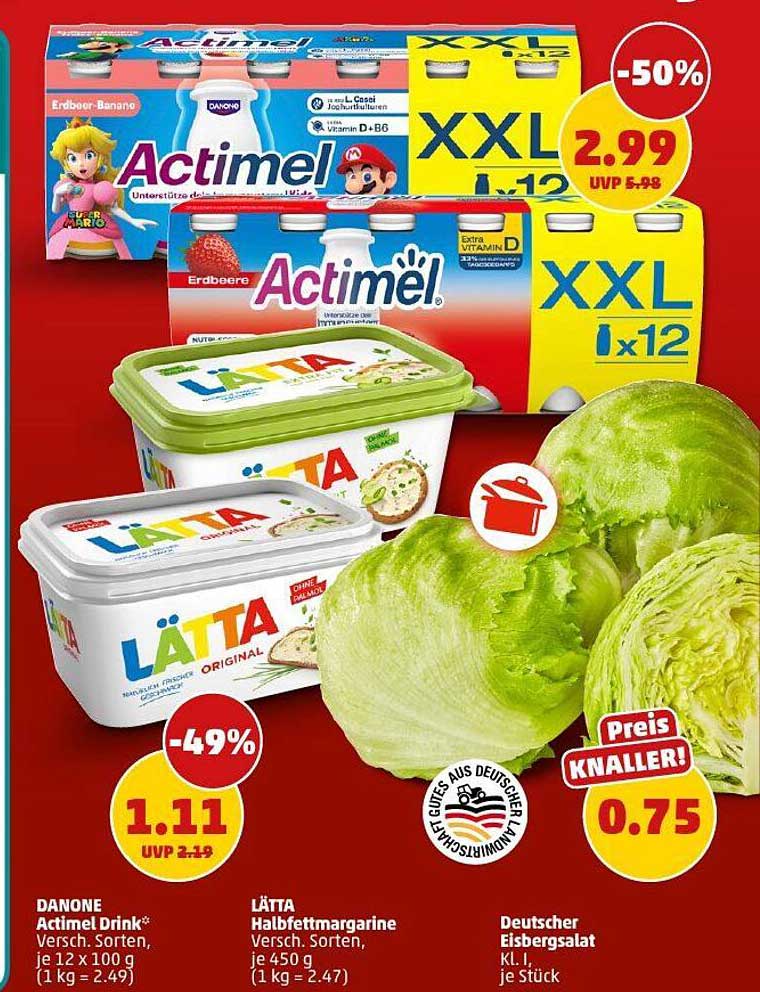 Actimel Drink – Verschiedene Sorten im XXL-Pack