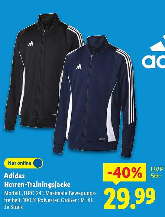 Adidas Herren-Trainingsjacke Modell „TIRO 24“