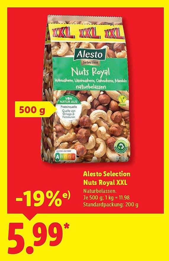 Alesto Selection Nuts Royal XXL