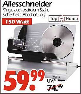 Allesschneider mit Klinge aus rostfreiem Stahl – Top Home