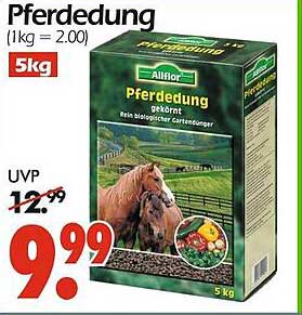 Allflor Pferdedung 5kg - Reiner biologischer Gartendünger