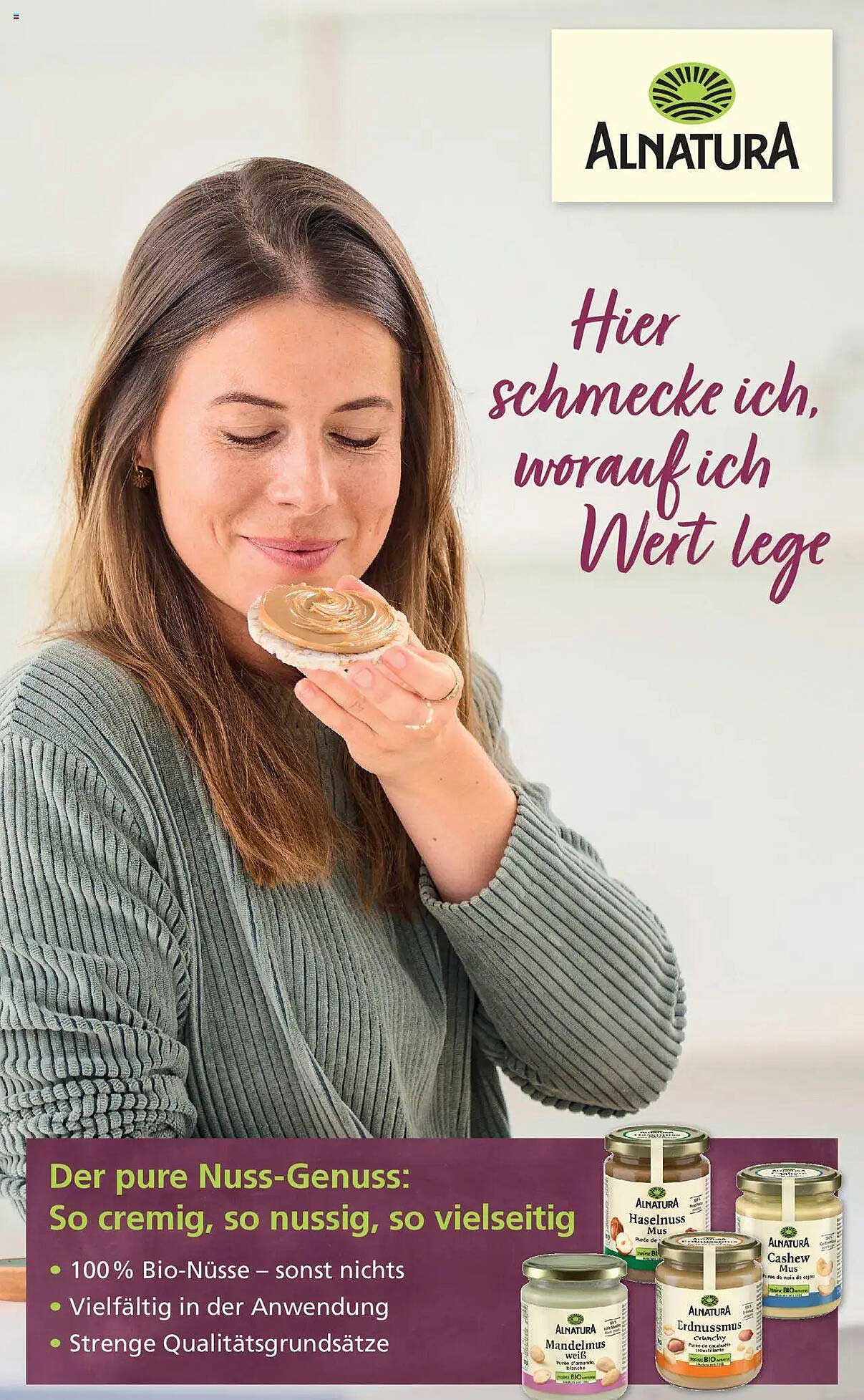 Alnatura Nussmus 350g - Genuss pur