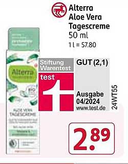 Alterra Aloe Vera Tagescreme 50 ml