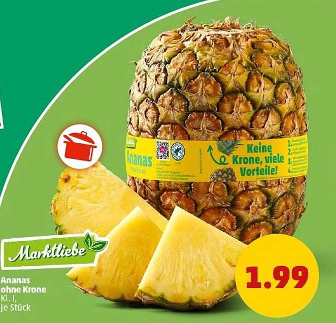 Ananas ohne Krone - Marktliebe