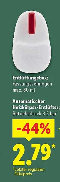 Automatischer Heizkörper-Entlüfter