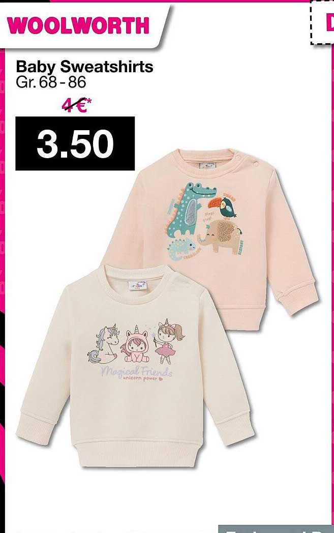 Baby Sweatshirts Gr. 68 - 86