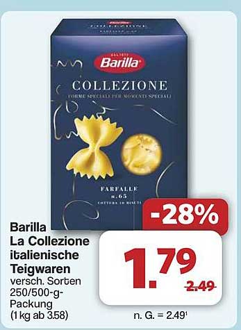 Barilla La Collezione italienische Teigwaren 250/500-g-Packung