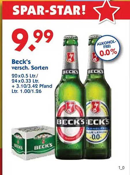 Beck's Bier – verschiedene Sorten für jeden Geschmack
