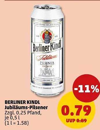 BERLINER KINDL Jubiläums-Pilsener