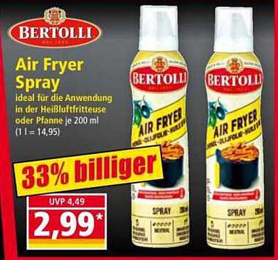 Bertolli Air Fryer Spray 200 ml