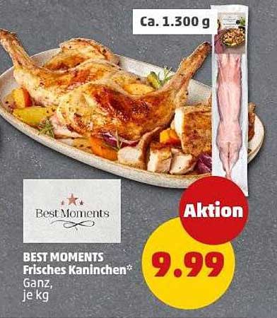 BEST MOMENTS Frisches Kaninchen - Ganz, je kg