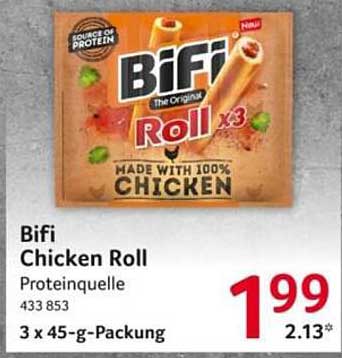 Bifi Chicken Roll 3 x 45-g-Packung