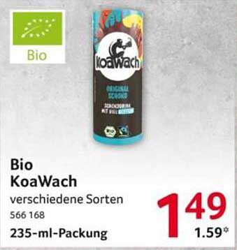 Bio KoaWach verschiedene Sorten 235-ml-Packung