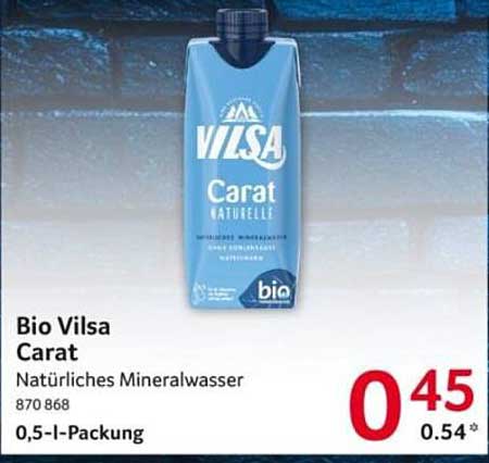 Bio Vilsa Carat - Natürliches Mineralwasser