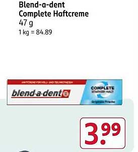 Blend-a-dent Complete Haftcreme 47 g