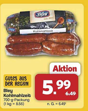Bley Kohlmahlzeit 700-g-Packung