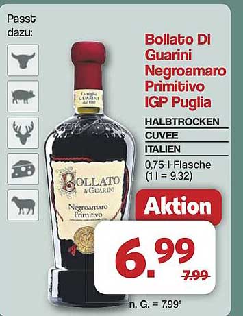 Bollato Di Guarini Negroamaro Primitivo IGP Puglia 0,75 l