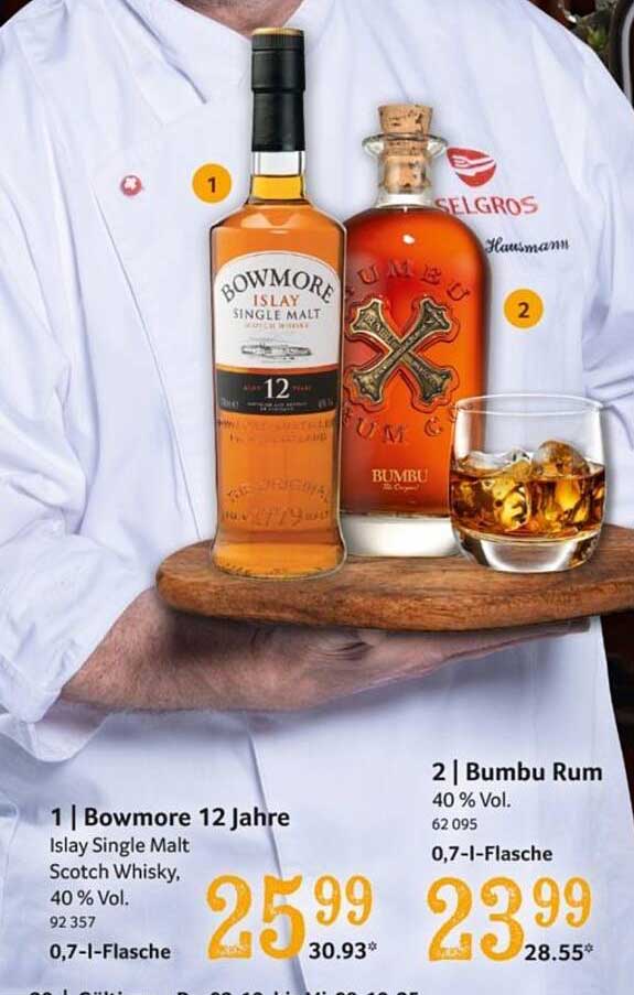 Bowmore 12 Jahre Islay Single Malt Scotch Whisky