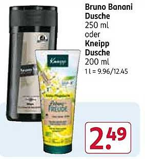 Bruno Banani Dusche 250 ml oder Kneipp Dusche 200 ml