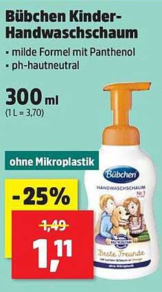 Bübchen Kinder-Handwaschschaum 300 ml