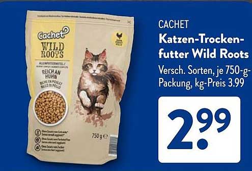 Cachet Katzen-Trockenfutter Wild Roots 750 g