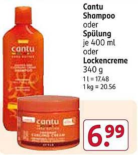 Cantu Shampoo oder Spülung je 400 ml oder Lockencreme 340 g