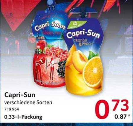 Capri-Sun verschiedene Sorten 0,33 I-Packung