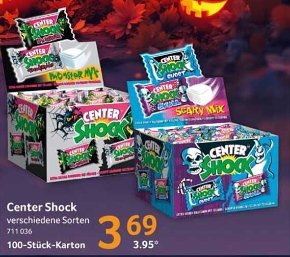 Center Shock verschiedene Sorten