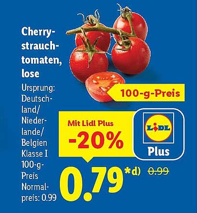 Cherry-Strauchtomaten, lose