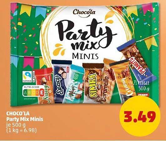 CHOCO'LA Party Mix Minis 500 g