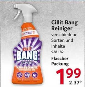 Cillit Bang Reiniger - verschiedene Sorten und Inhalte