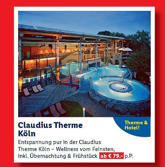 Claudius Therme Köln – Wellness vom Feinsten