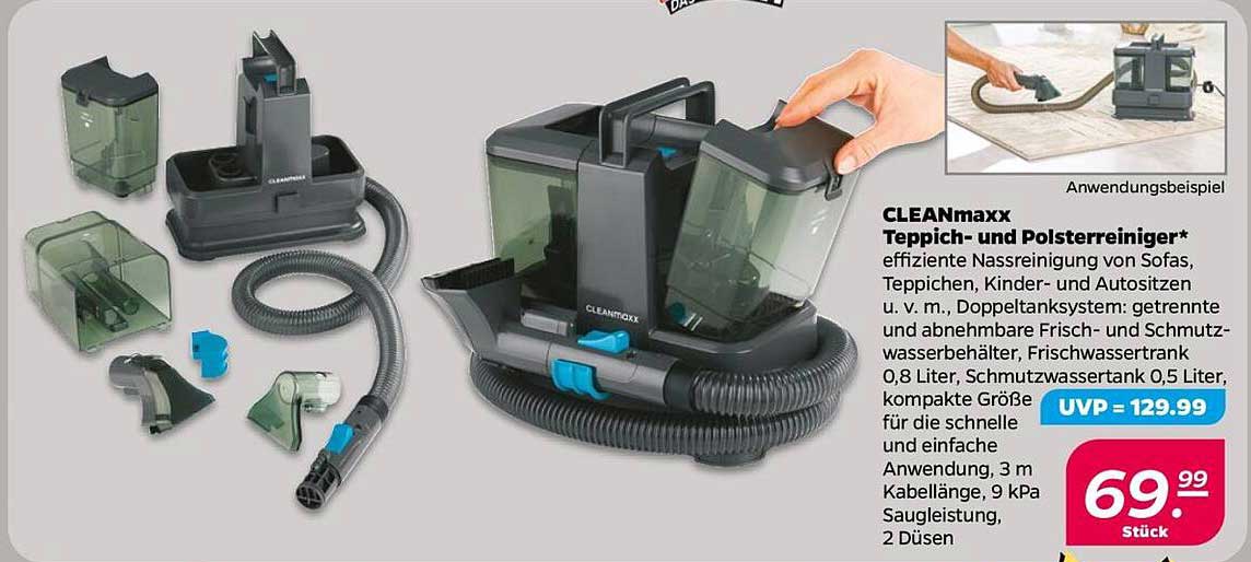 CLEANmaxx Teppich- und Polsterreiniger*